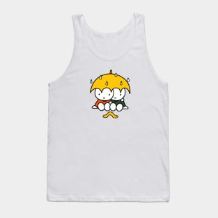 Miffy hides under umbrella Tank Top